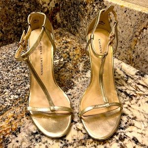 Chinese laundry gold heels size 9